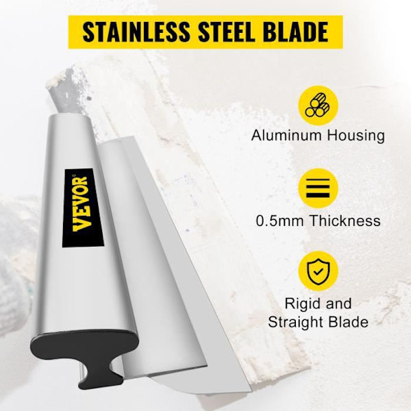 VEVOR Skimmer Blade Smoothing Blade 80 cm Spatelblad för gips