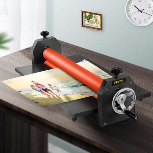 Kalllaminator - VEVOR - 750 mm Manuell Kalllaminator Orange och svart