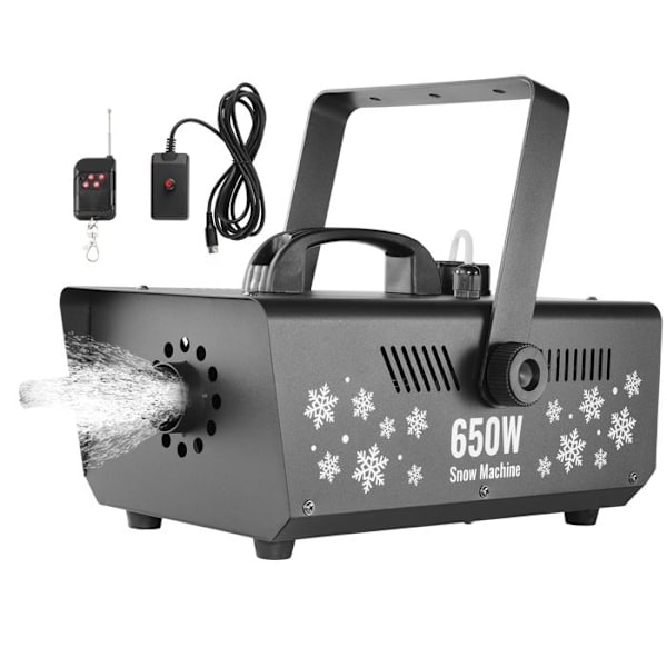 Snömaskin-VEVOR-650 W-Fjärrstyrd hängande bärbar konstgjord snöflingamaskin med 1L tank