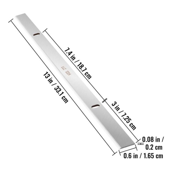 3ST Trähyvelblad - VEVOR - 33cm Snickeri DIY svart