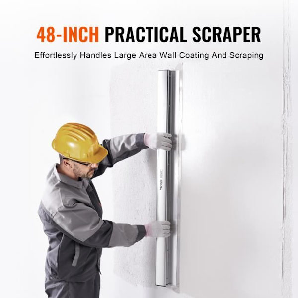 Gipsskimmande blad-VEVOR-1219 mm-Rostfritt stål och aluminiumlegering kropp-gips, gipsskivor