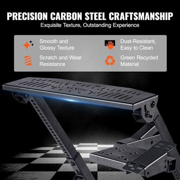 Simuleringsställ - VEVOR - Fällbart X Höjdjusterbart Racing Wheel Stand för Logitech