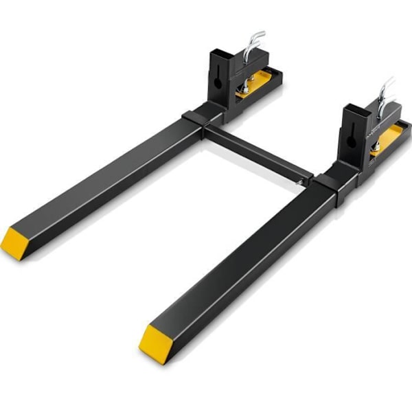 Pallgafflar-VEVOR-1490x100x230 mm-Längd 149cm justerbar för Lastare Traktor Skopa gaffeltruck