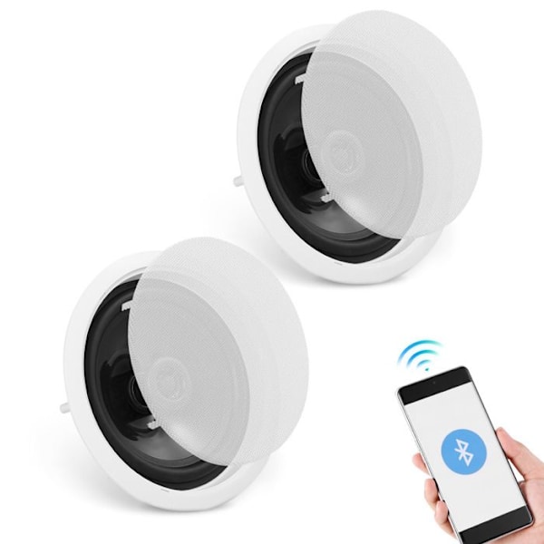 Bluetooth-takhögtalare-VEVOR-Vägg-takinfällt högtalarsystem-för kök, vardagsrum, sovrum