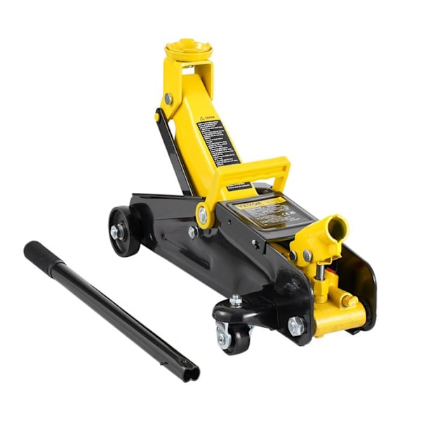 2 Tons Trolley Jack - VEVOR - Low Profile Hydraulic Floor Jack - Lyfthöjd 125,2-335 mm - Lift Truck SUV Verkstad