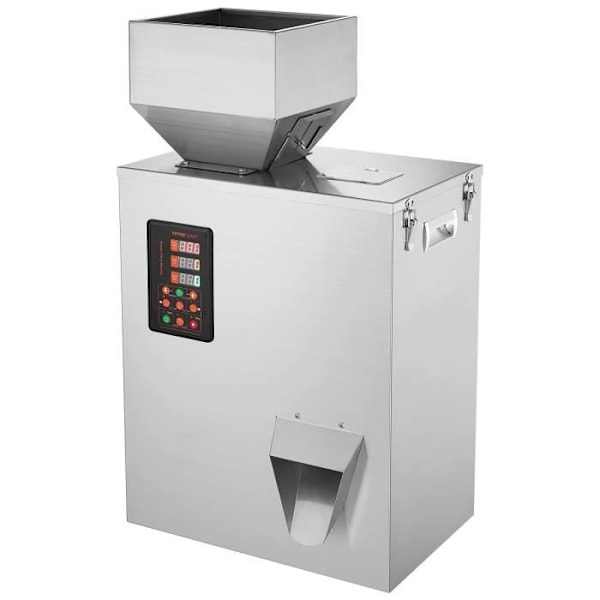 Fyllningsmaskin - VEVOR - 450x301x787 mm auto intelligenta pulverpartiklar som väger 10-500g, för tefrön, spannmål, pulver