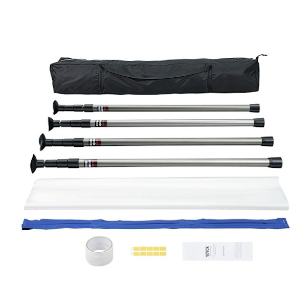Anti-dammdörr-VEVOR-10 x 4 m-för renovering Transformation Sanitet Byggarbetsplats