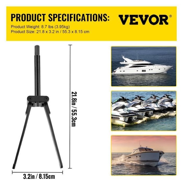 Nedre lageravdragare - VEVOR - Heavy Duty stållagerverktyg med justerbar arm