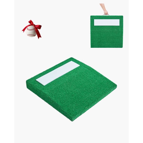 Startpall - VEVOR - 78 cm - Bärbar baseballstartpall med transporthandtag, PP-gräs