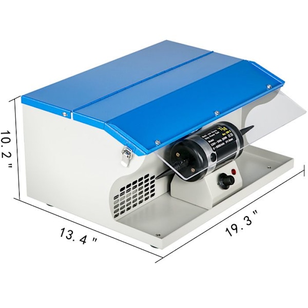 Smycken Buffer Polermaskin-VEVOR-220V Elektrisk slipmaskin Polermaskin