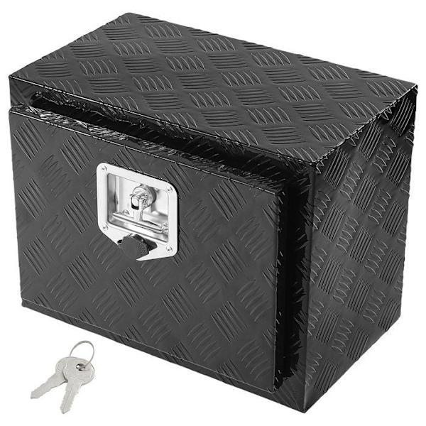 Lastbilsverktygslåda 46 x 32 x 36 cm - VEVOR - Förvaringslåda i aluminium - för släpvagn