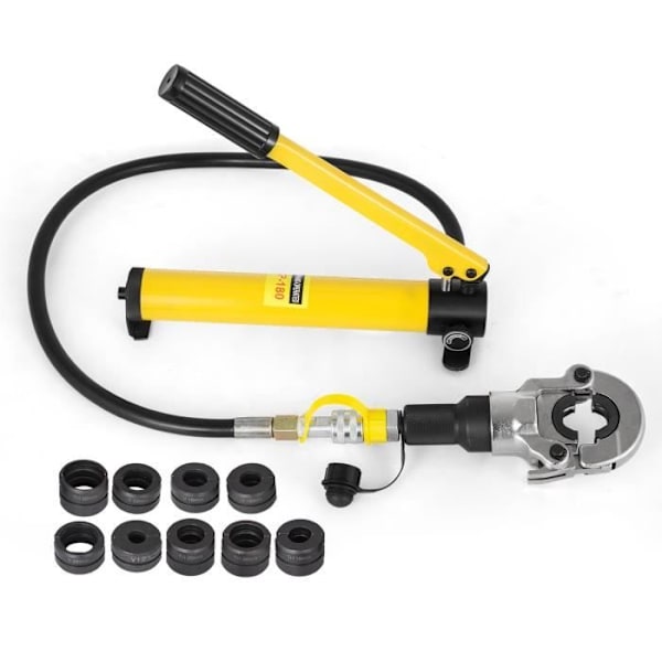 Hydraulisk presstång - VEVOR - 6T - Ø12-28 mm V och Ø16-32 mm TH