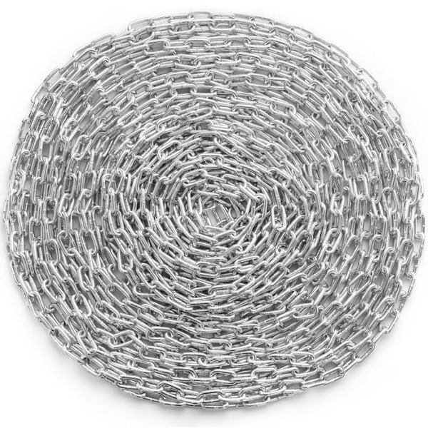 Kedjelänk i Galvaniserad Kolfiber-VEVOR-1/4" x 100'-Säker Arbetsbelastning på 1540 lb