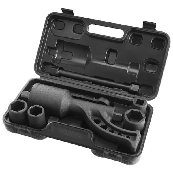 Momentmultiplikatornyckel - VEVOR - Force Multiplier 25,4 mm 1:64, Force multiplikator med 4 hylsor, Legerat stål