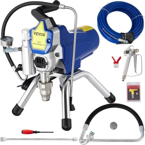 Airless Gun Sprayer - VEVOR - 2200W - 2,5 L-min - 3300 PSI Blå