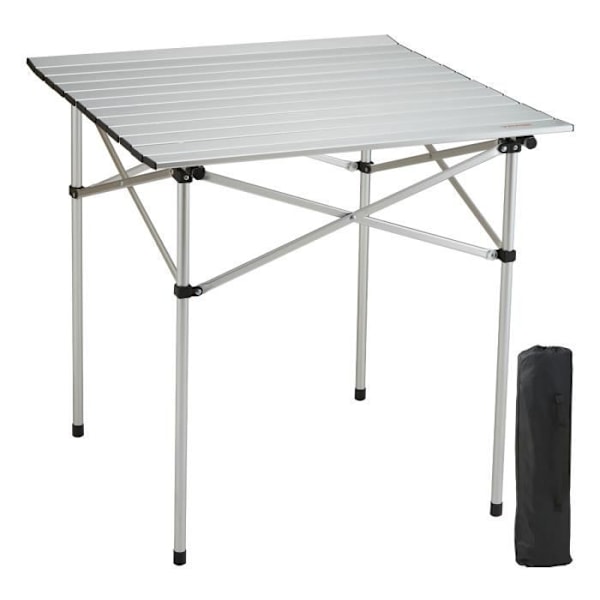 Campingbord - VEVOR - Fällbart utomhusbord Bärbart hopfällbart utomhusbord Lättvikts aluminium 70,5x70x70 cm