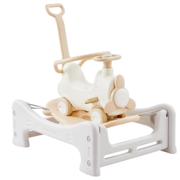 Gunghäst - VEVOR - 910 x 690 x 910 mm 5 i 1 gungleksak för 1-3 år med vit studsmatta 36 kg kapacitet