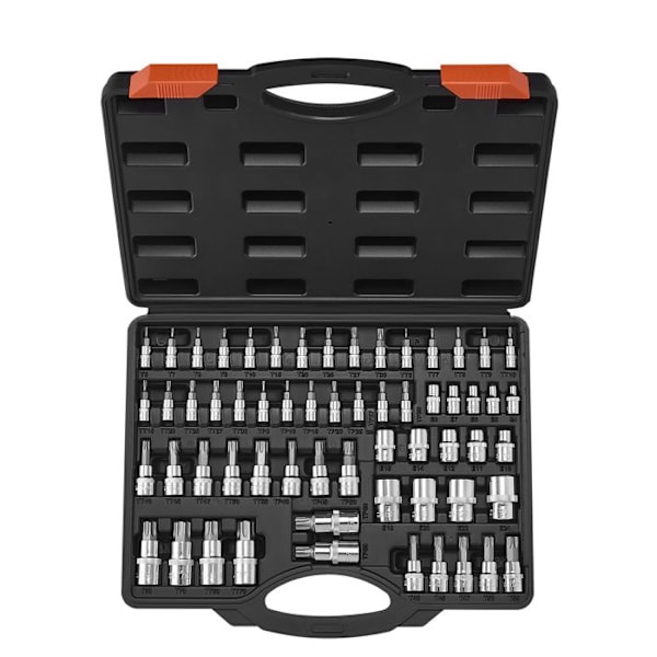 Torx- och Externa Torx Hylssats 60PCs-VEVOR-Hylssats-T6-T70, TT6-TT70, TP8-TP60-Drivningar 1/4, 3/8 och 1/2 tum