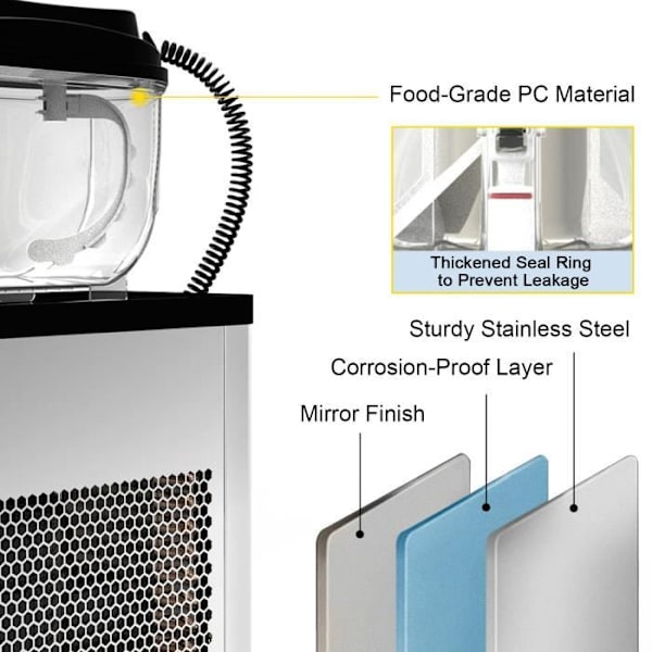 VEVOR Granita Machine Commercial Granita Machine 6L Slushie Iced Drink