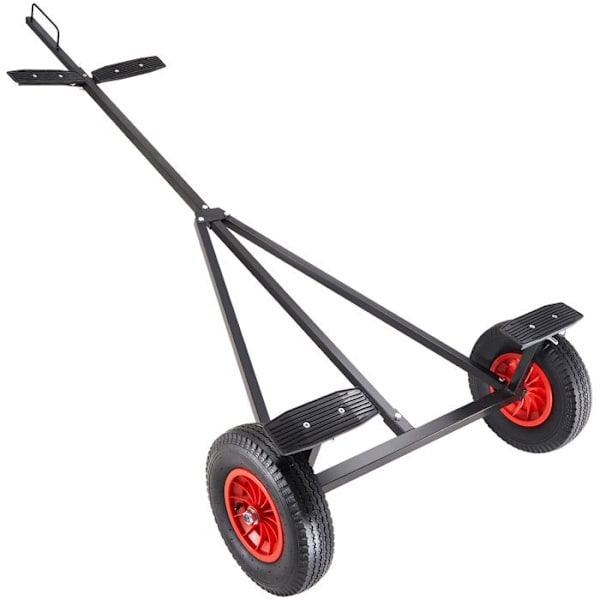 Båtsläpvagn - VEVOR - CY420 - Kapacitet 190 kg - Justerbar längd 244-294 cm - Däck 40,6 cm grå