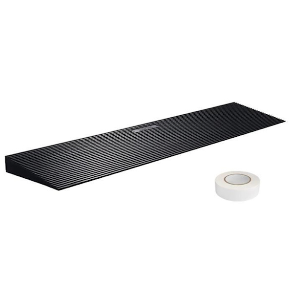 VEVOR Klippbar gummitröskelramp för rullstolar 90x3 cm 15 t