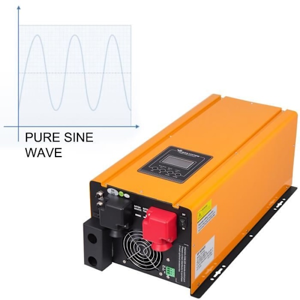 Hybrid Solar Inverter - VEVOR - Pure Sine Converter Pure Sine Converter DC 12 V till AC 208-240 V