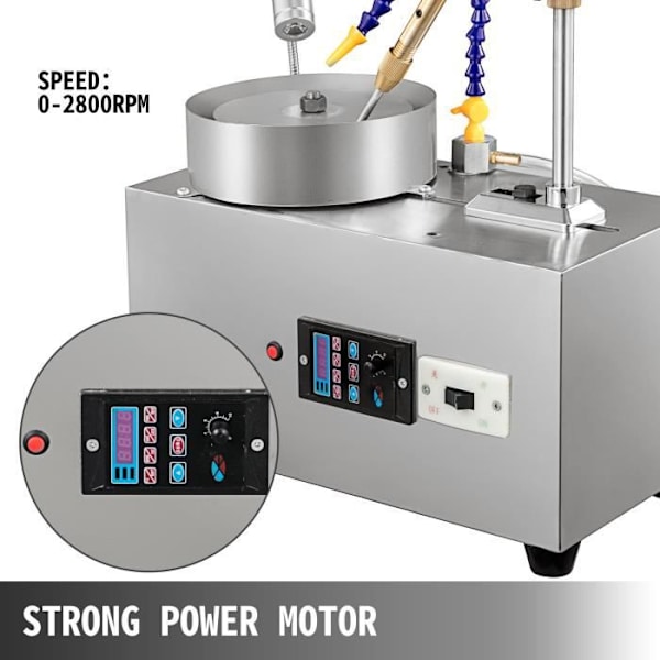 2800 RPM Gem Faceted Rock Polish Machine Rock Polermaskin
