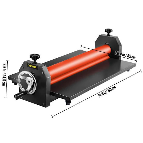 Kalllaminator - VEVOR - 750 mm Manuell Kalllaminator Orange och svart