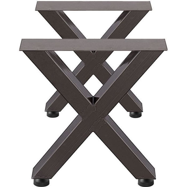 Bordsben - VEVOR - 60 x 72 cm - Max belastning 1000 KG - X form - Metall