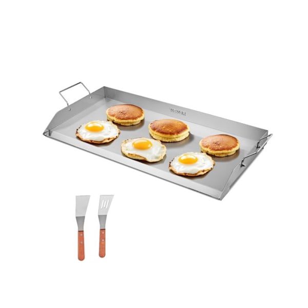 Stålugnspanna-VEVOR-Rektangulär med Platt Topp-809 x 370 mm-Portabel-med Handtag
