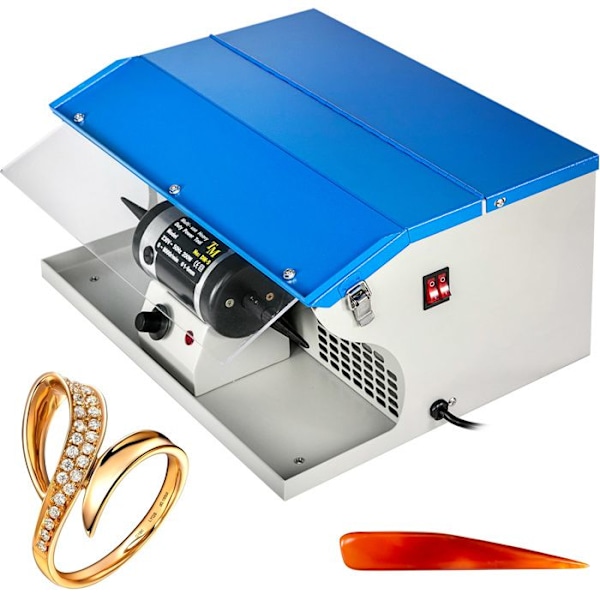 Smycken Buffer Polermaskin-VEVOR-220V Elektrisk slipmaskin Polermaskin