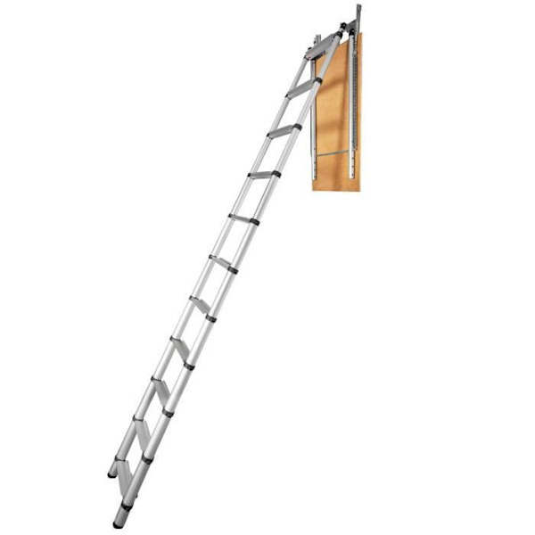 Teleskopstege - VEVOR - 328 x 80 mm, Teleskopstege i aluminium Kapacitet 158,8 kg för vindshusbil