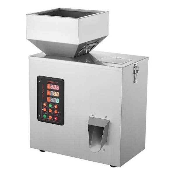 Automatisk intelligent partikelvägningspåfyllningsmaskin-VEVOR-vägande 1-100g-för tefrön, spannmål, pulver, mjöl, bönor