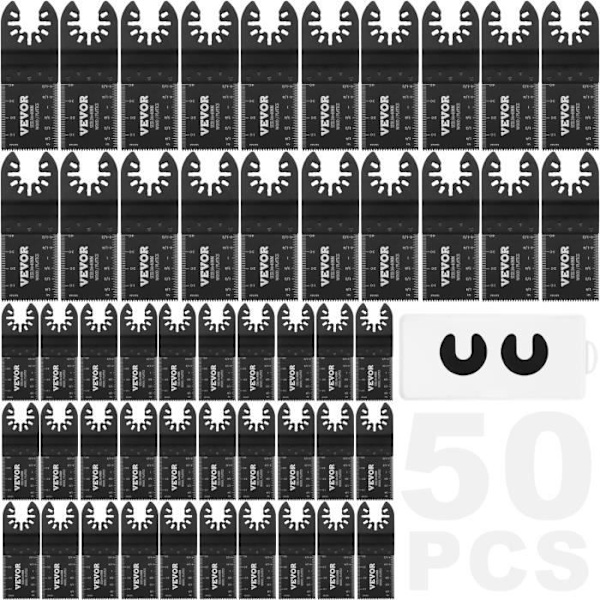 Oscillerande sågblad - VEVOR - 50 ST Oscillerande sågblad Snabbkoppling för trä Plast Aluminium