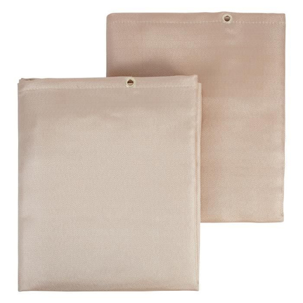 Flamskyddande svetsfilt-VEVOR-Set med 2 värmebehandlad glasfiberbrandfilt 190x242cm-Flamskyddssvetsning