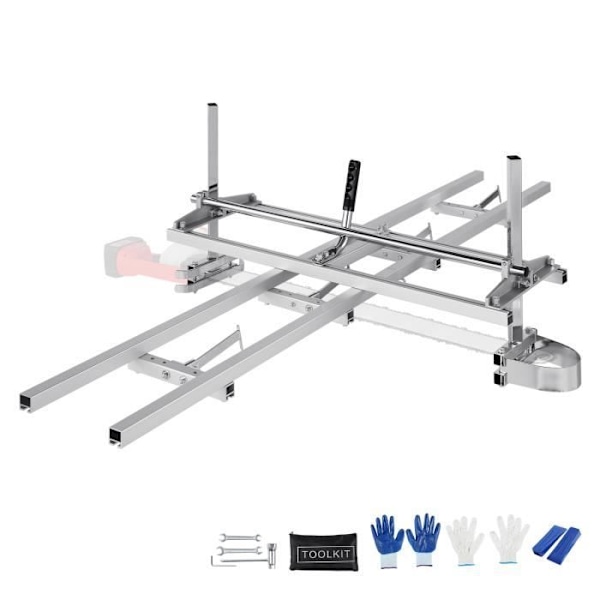 Gruminette - VEVOR - Kedjesågverk 355-914 mm Styrskena i aluminium 274 cm