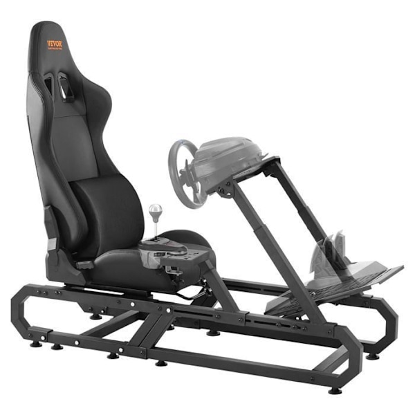 Racing rattstativ med hjul-VEVOR-Heavy Duty Steel Driving Simulator Cockpit-Logitech G923,Thrustmaster T248P