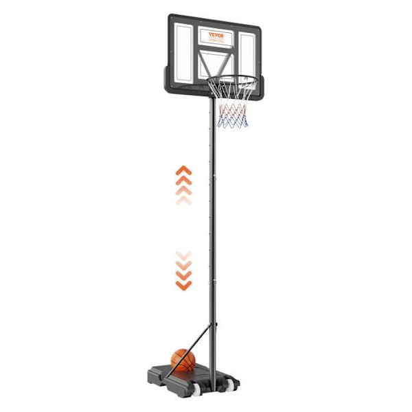 Outdoor Basket Hoop - VEVOR - Basket Hoop Basket Backboard 112cm Justerbar höjd Utomhus inomhus