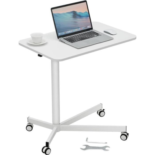 Sit Stand Skrivbord - VEVOR - Höjdjusterbart mobilt bord 723-1122 mm Gasfjäder