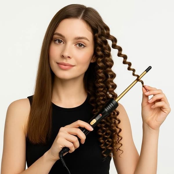 ITALIENSK DESIGN COMPACT-CURLS-10mm locktång, locktång
