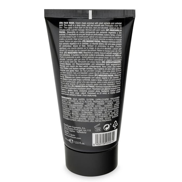 Lyxig guldmask, alla hudtyper 75 ml