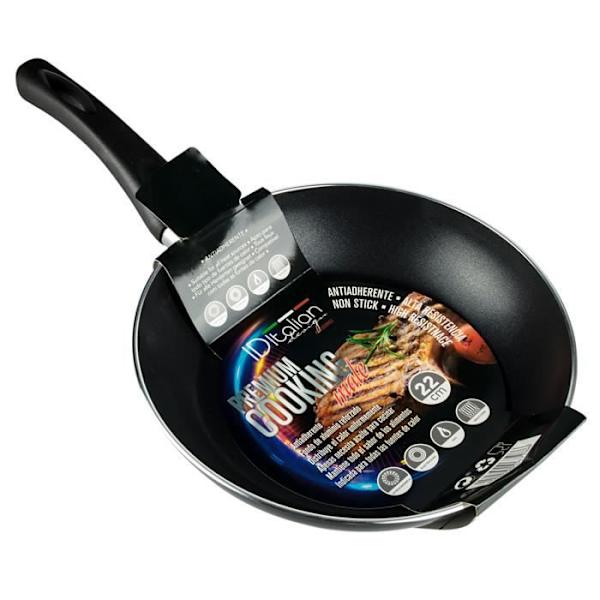 Italian Design stekpanna 22cm Smidd aluminium - non-stick beläggning - alla värmekällor inklusive induktion