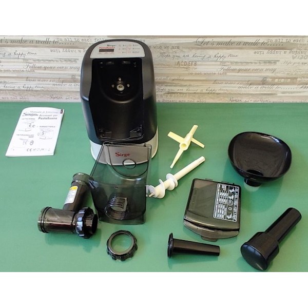 Pastamaskin med KÖTTGRINDER tillbehör med 13 stansar 260 Watt för alla mjöl, med stöd och kit för att göra pasta Svart