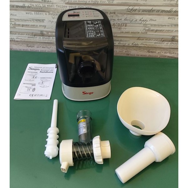 Multifunktionell köksrobot för pasta, pizza, bröd, köttkvarn, grönsakskvarn, sorbetmaskin 6 i 1