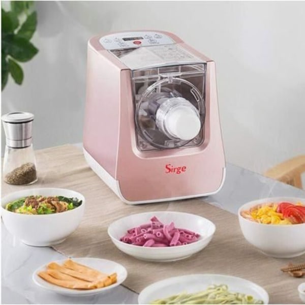 Sirge PASTARITA Automatisk pastamaskin för att göra färsk pasta hemma 300 Watt - 22 sorters pasta + Ravioli - 640gr guld-