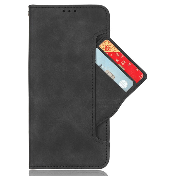 Till Ulefone Note 17 Pro Flera kortplatser Plånboksfodral skyddande Svart
