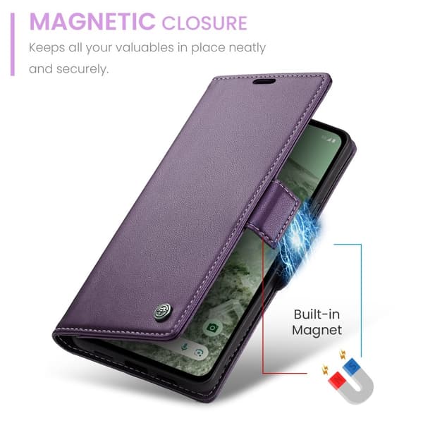 CASEME Retro Pung Taske til Pixel 8a Purple