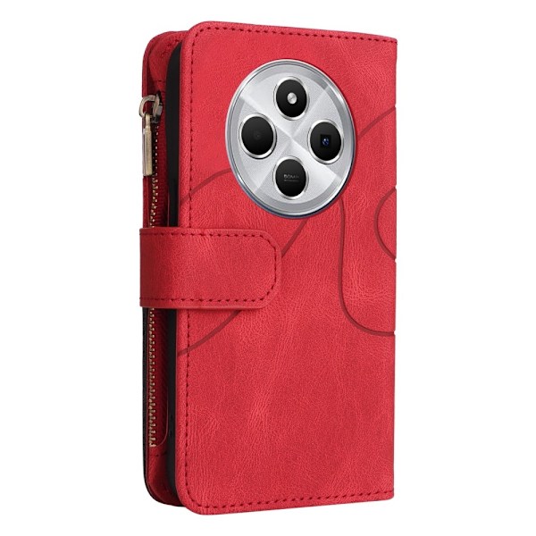 KT Wallet Case til Xiaomi Redmi 14C Red