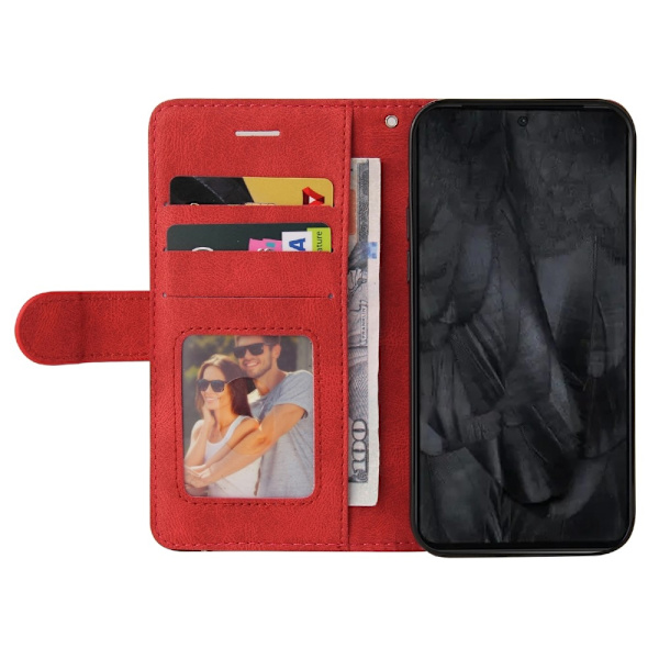Til Google Pixel 8 Pro KT-serie-1 dobbeltfarve etui Red