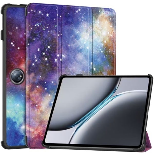 For OnePlus Pad 2 Tri-fold Stativ Våkne / Sove Deksel Tablettveske - Rom Multicolor